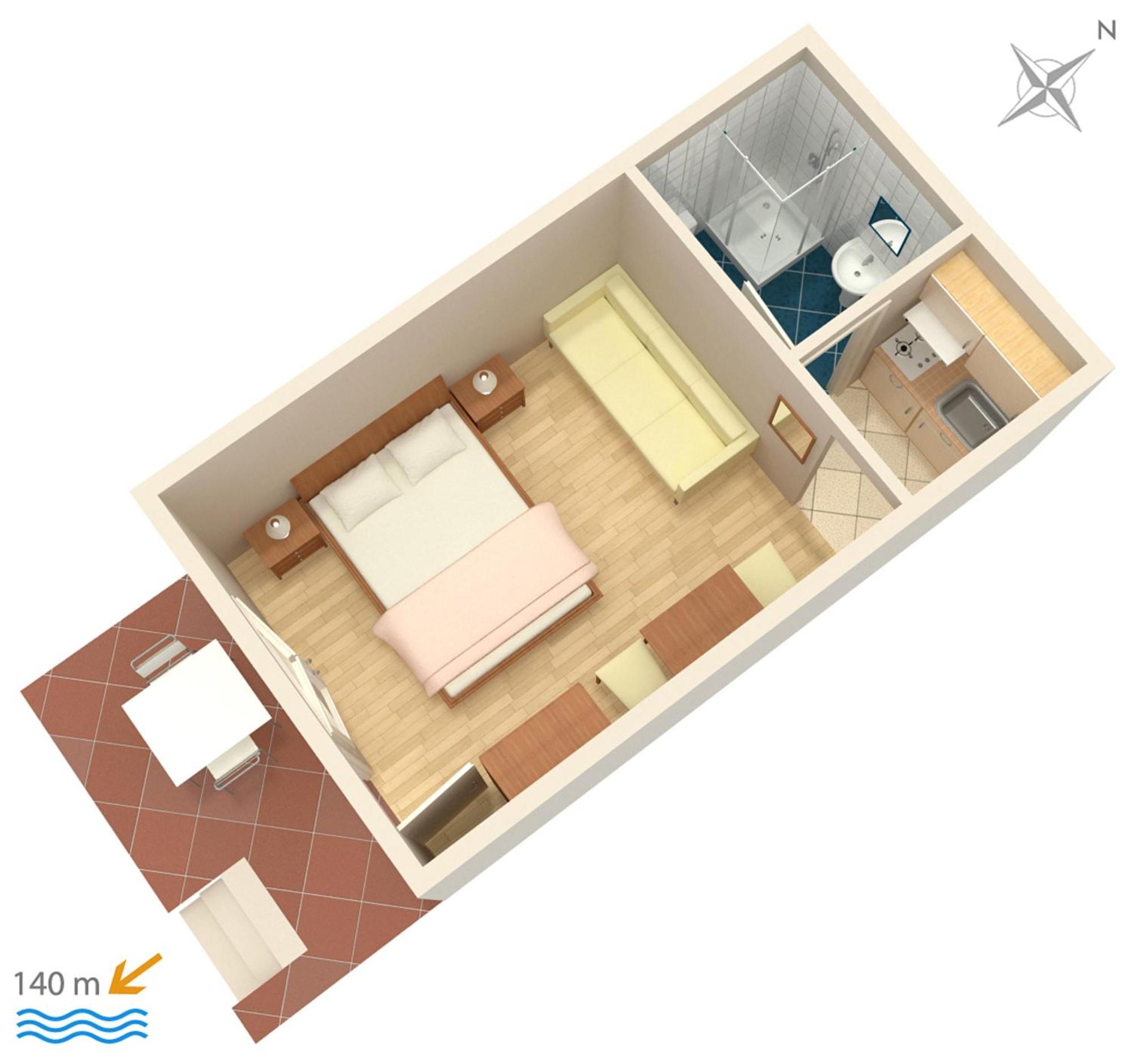 Apartments And Rooms By The Sea Brela, Makarska - 2752 Buitenkant foto