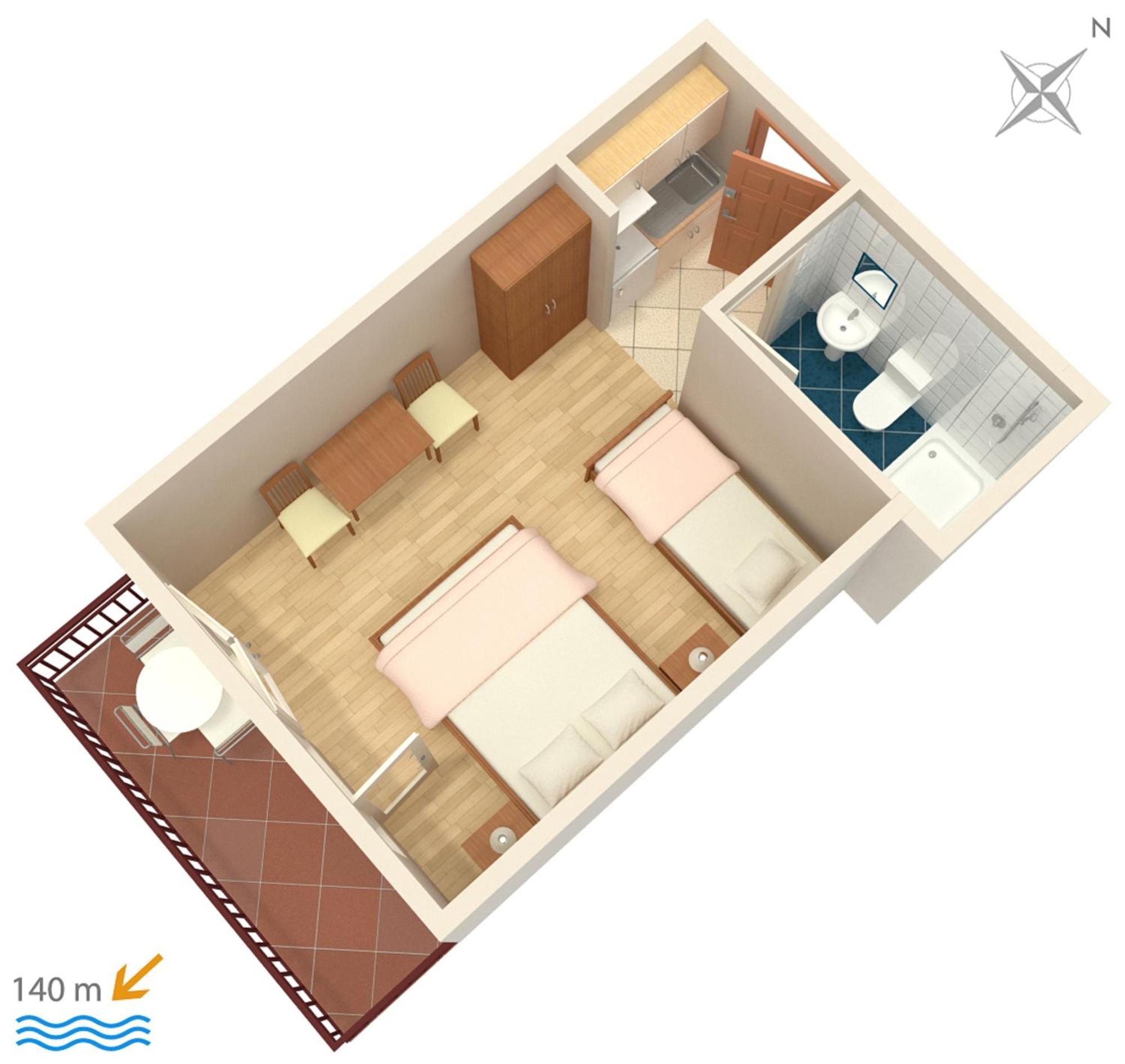 Apartments And Rooms By The Sea Brela, Makarska - 2752 Buitenkant foto