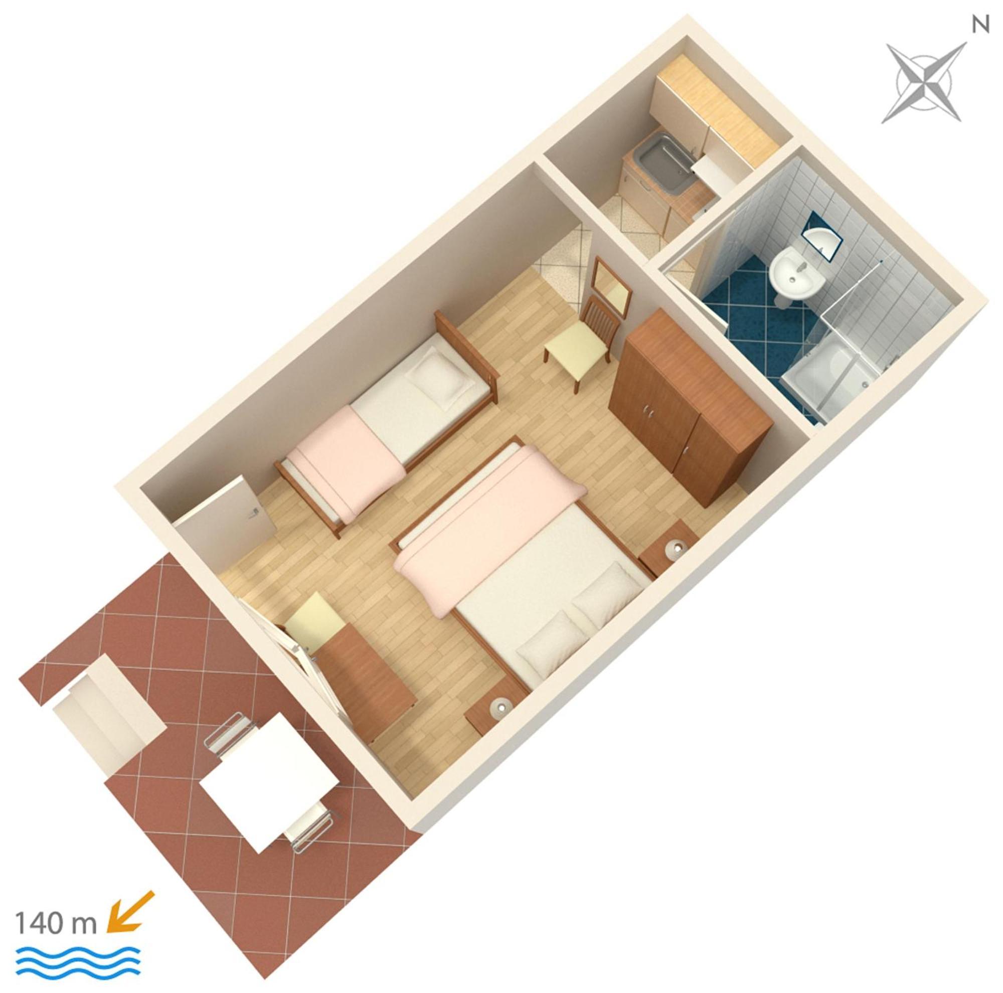 Apartments And Rooms By The Sea Brela, Makarska - 2752 Buitenkant foto