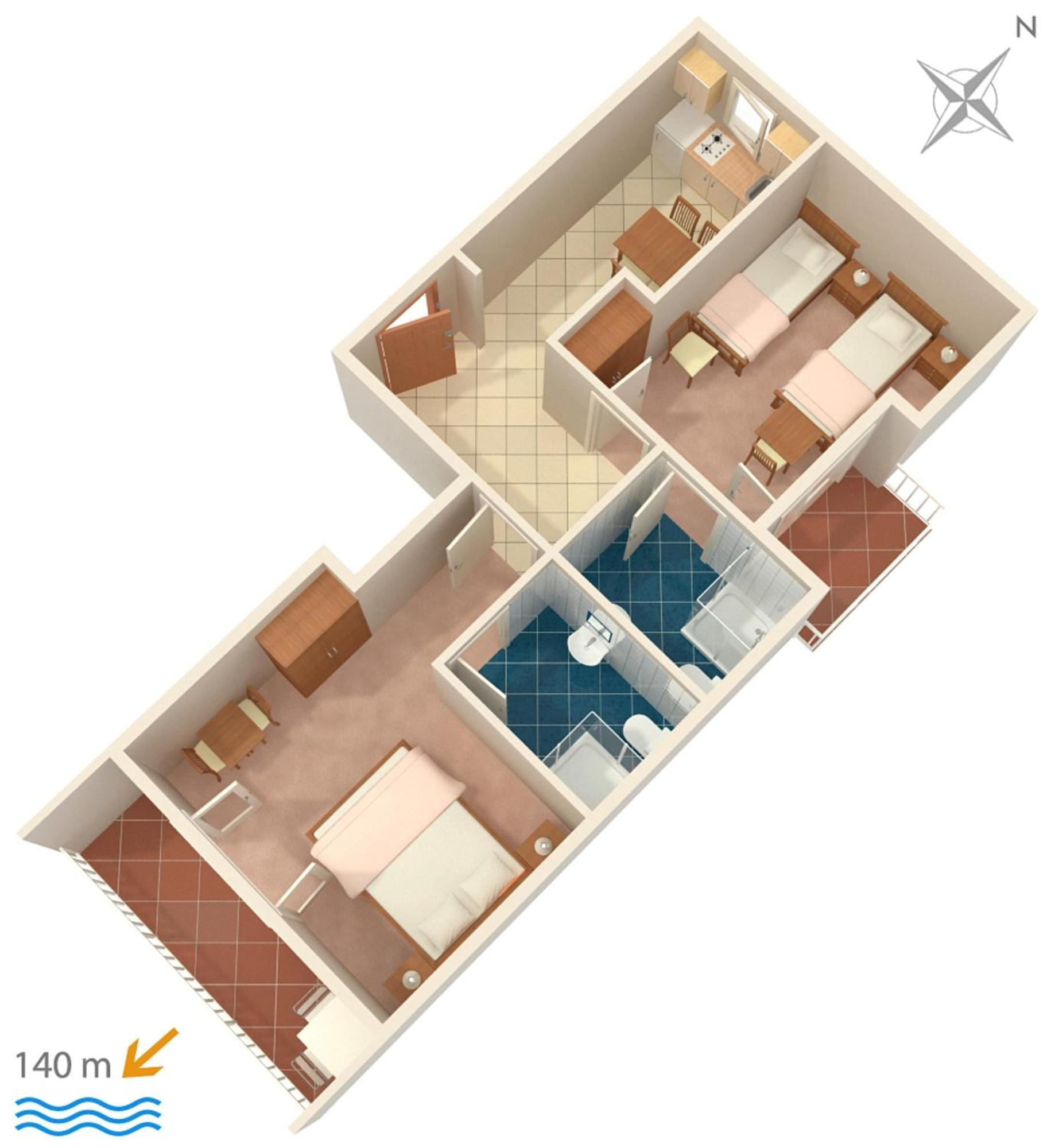 Apartments And Rooms By The Sea Brela, Makarska - 2752 Buitenkant foto